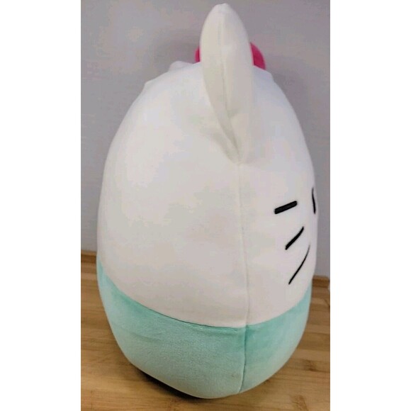 Squishmallows Hello Kitty Mint Green Pink Bow New With Tags By Sanrio 12" 2021 - Picture 4 of 14
